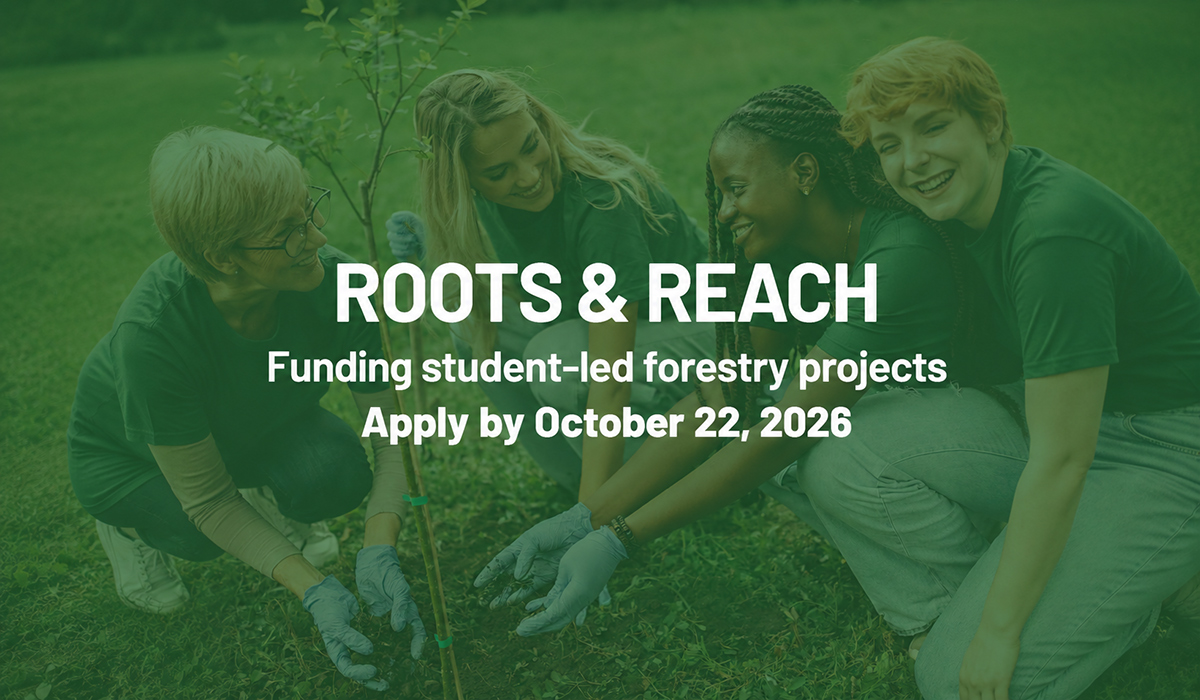 Roots & Reach Funding student-led forestry projects